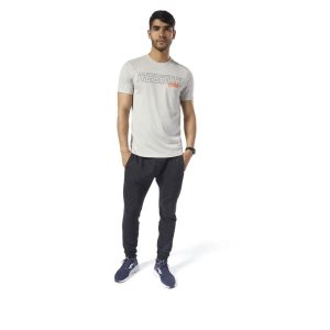 Reebok Graphic Series Foundation T Shirt Herren - Grau - DE 450-ZJR